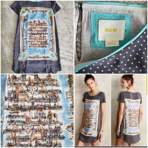 Anthropologie Maeve Landmarks Dress